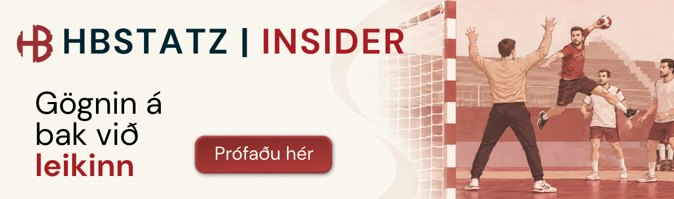 HBStatz Insider — Gögnin á bak við leikinn. Prófaðu hér.